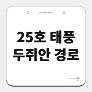 25호 태풍 두쥐안 경로