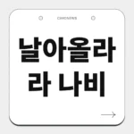 날아올라라 나비