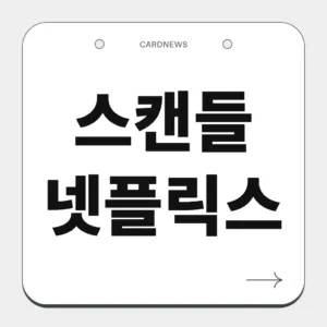 스캔들 넷플릭스