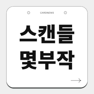 스캔들 몇부작