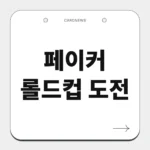 페이커 롤드컵 도전
