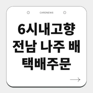 전남 나주 배