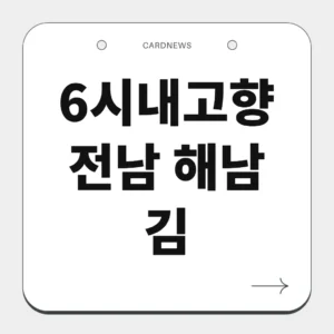 전남 해남 김