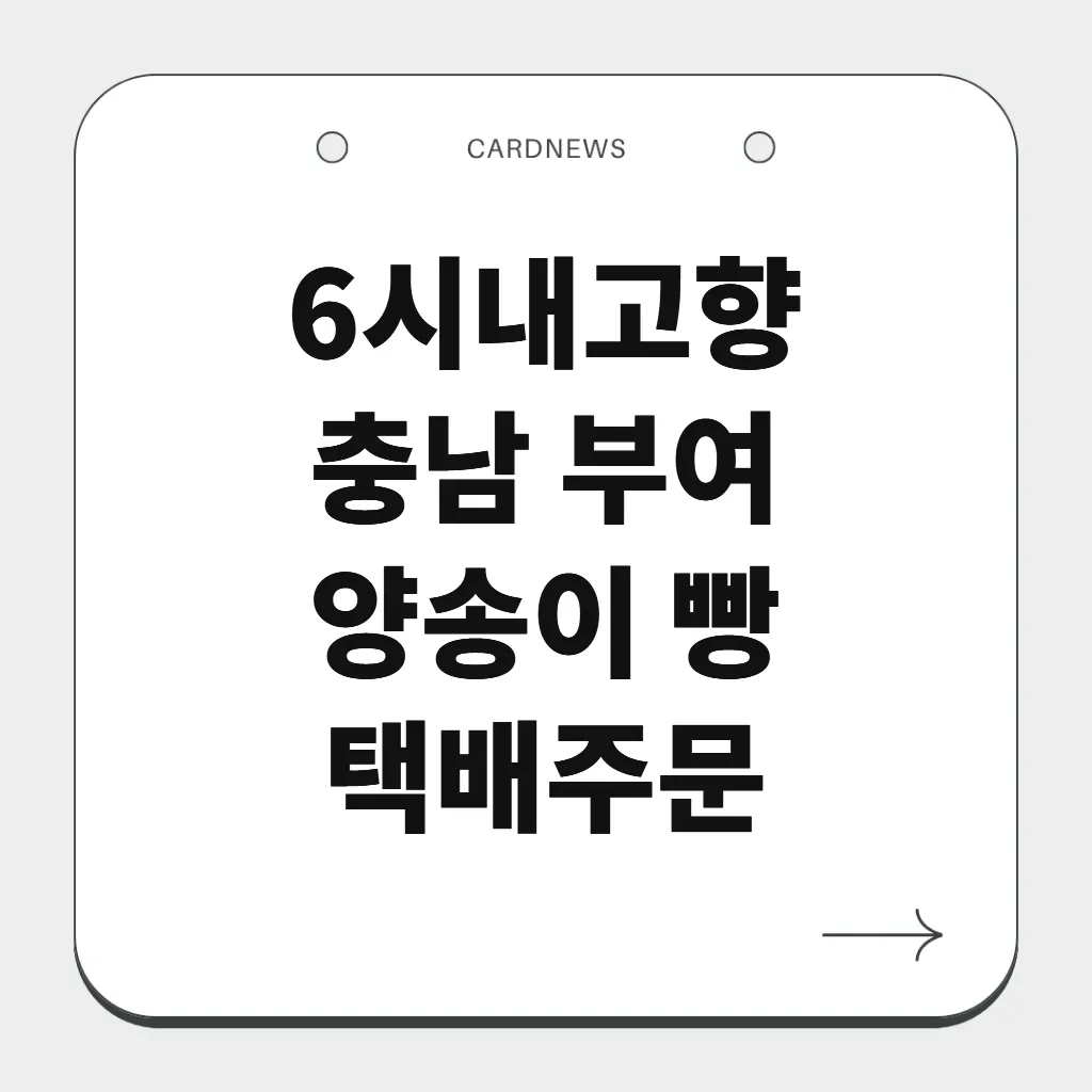 충남 부여 양송이 빵