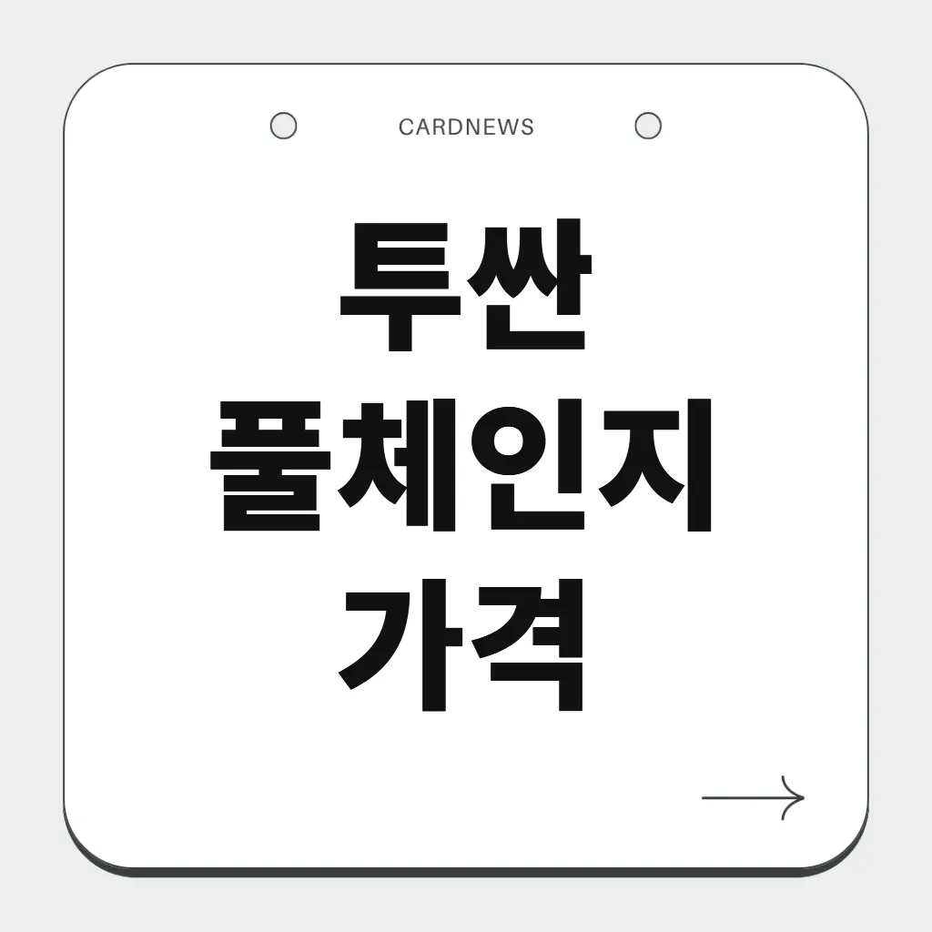 투싼 풀체인지 가격
